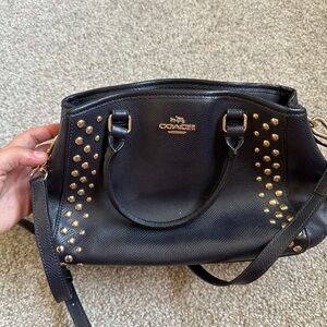 Vintage Coach studded bag